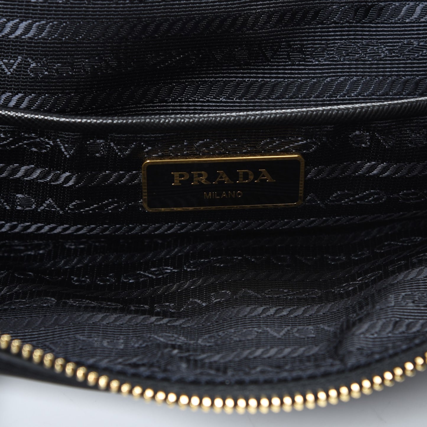 Saffiano Tessuto Nylon Tote Nero Black
