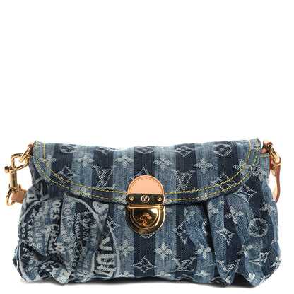 Louis Vuitton Denim Raye Mini Pleaty 1 of 8
