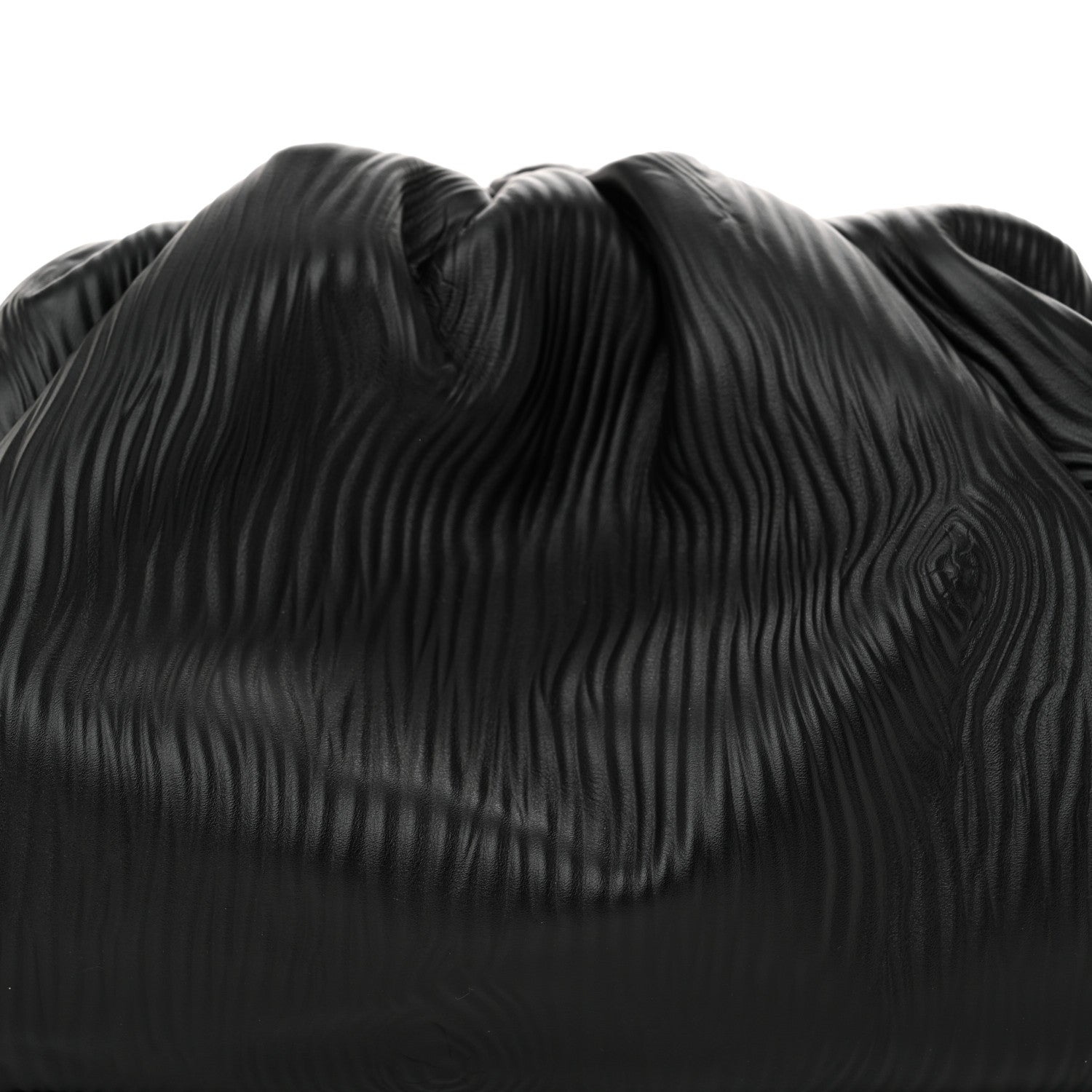 Bottega Veneta Bark Calfskin Embossed The Pouch Oversized Clutch