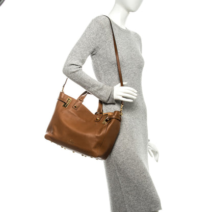 Valentino Garavani Grained Calfskin My Rockstud Soft Tote Light Cuir 2 of 8