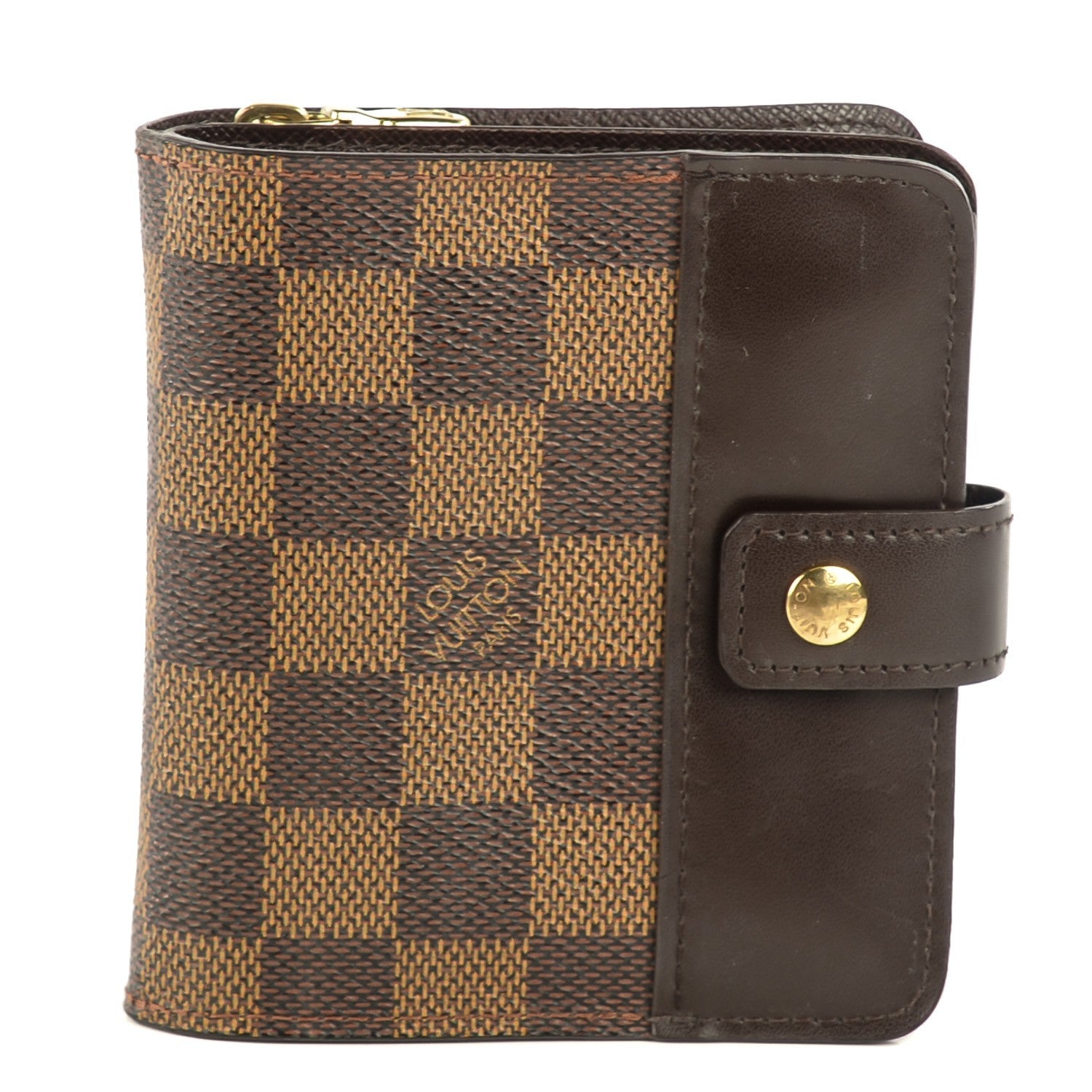 Louis Vuitton Damier Ebene Zippe Zipped Compact Wallet 1 of 7