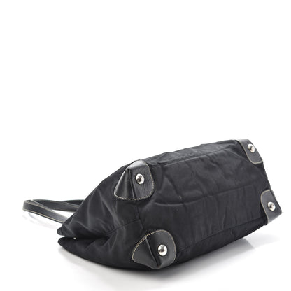 Prada Tessuto Nylon Saffiano Tote Black 4 of 9