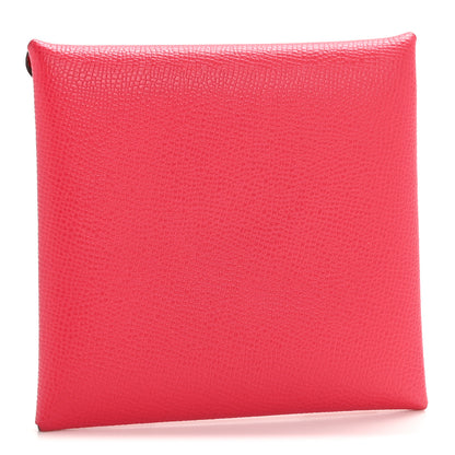 Hermes Madame Calfskin Bastia Coin Purse Rose Extreme 3 of 8