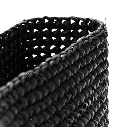 The Row Raffia Genevieve Tote Bag Black 11 of 11