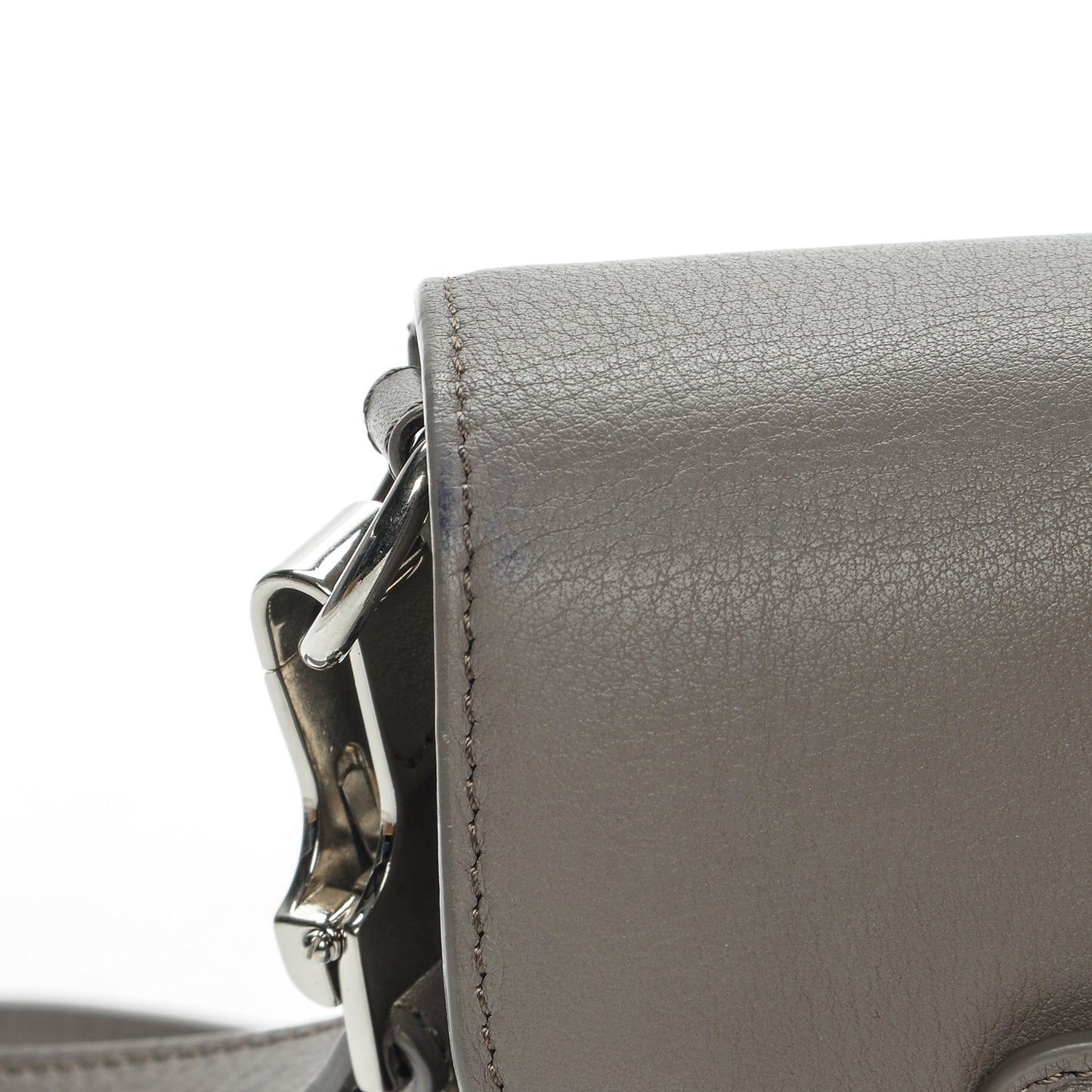 Calfskin Tiny PS11 Shoulder Bag Mushroom