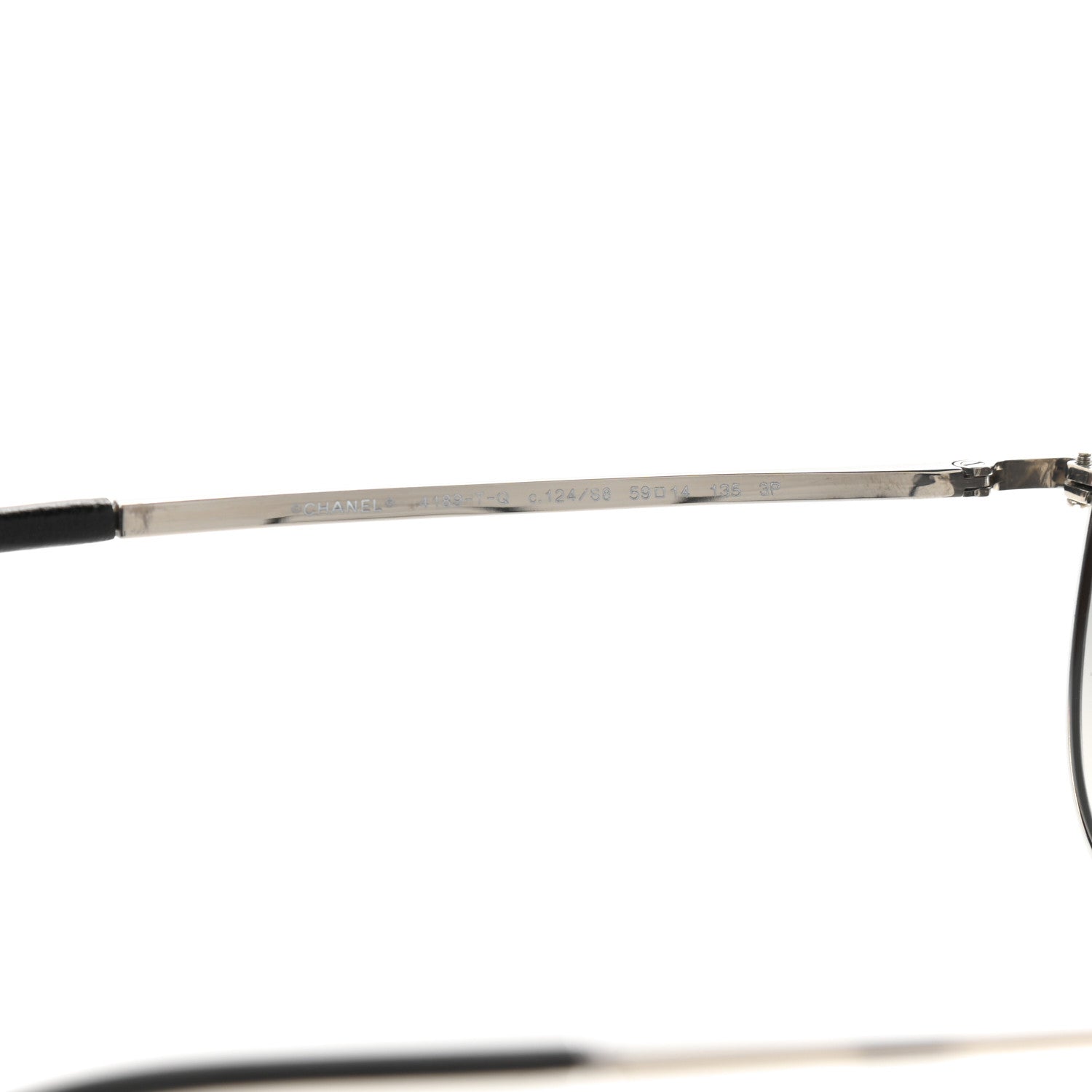 Chanel Metal Polarized Aviator CC Sunglasses 4189-T-Q Gold 6 of 9