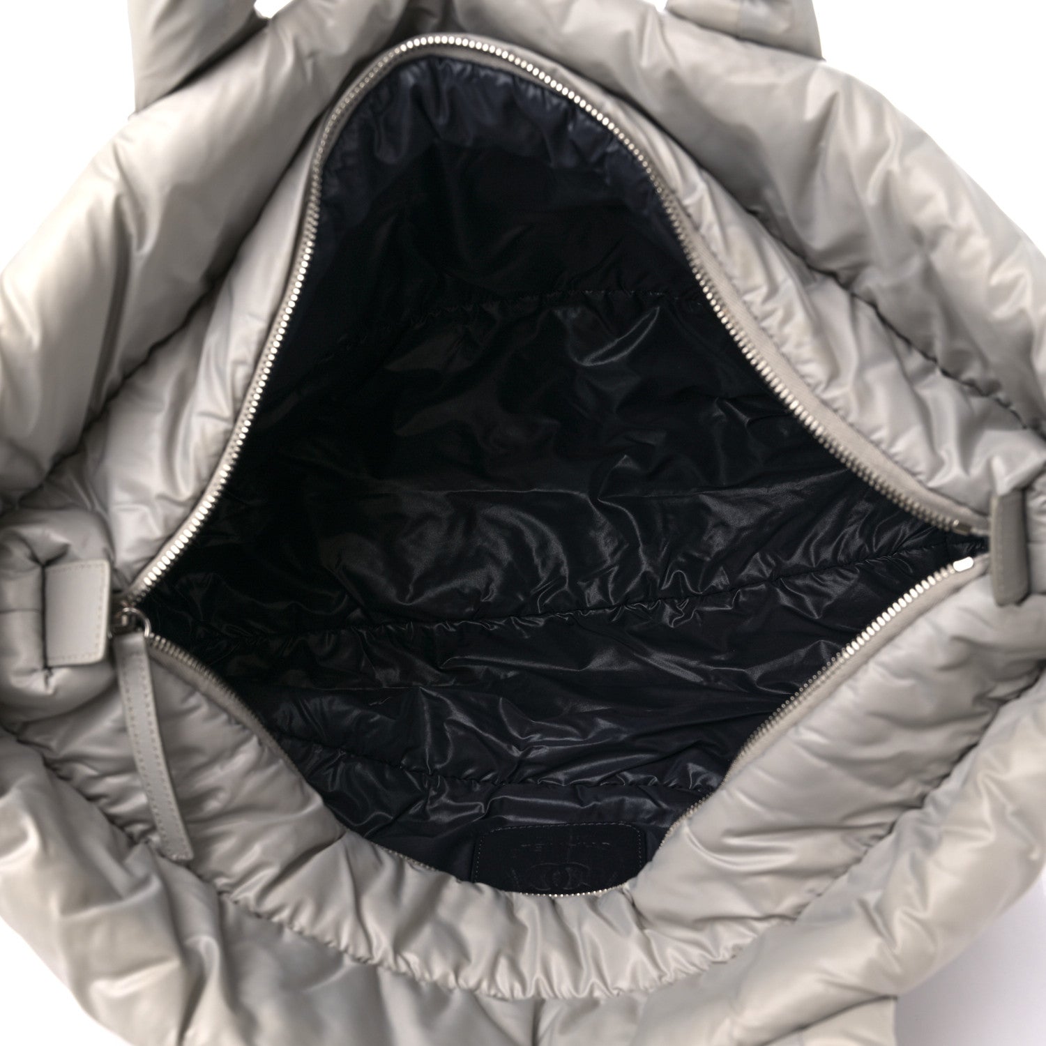Chanel Nylon Coco Cocoon Large Tote Light Grey 5 of 11