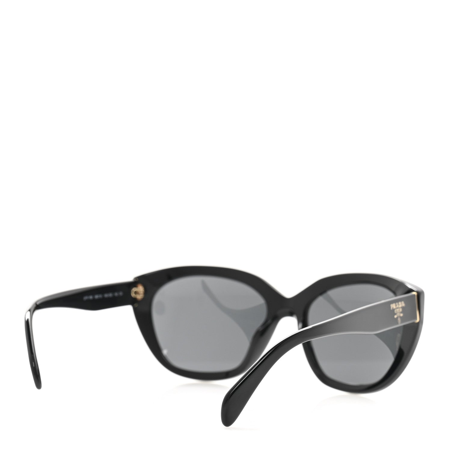 Prada Acetate Sunglasses SPR 16X Black 4 of 8