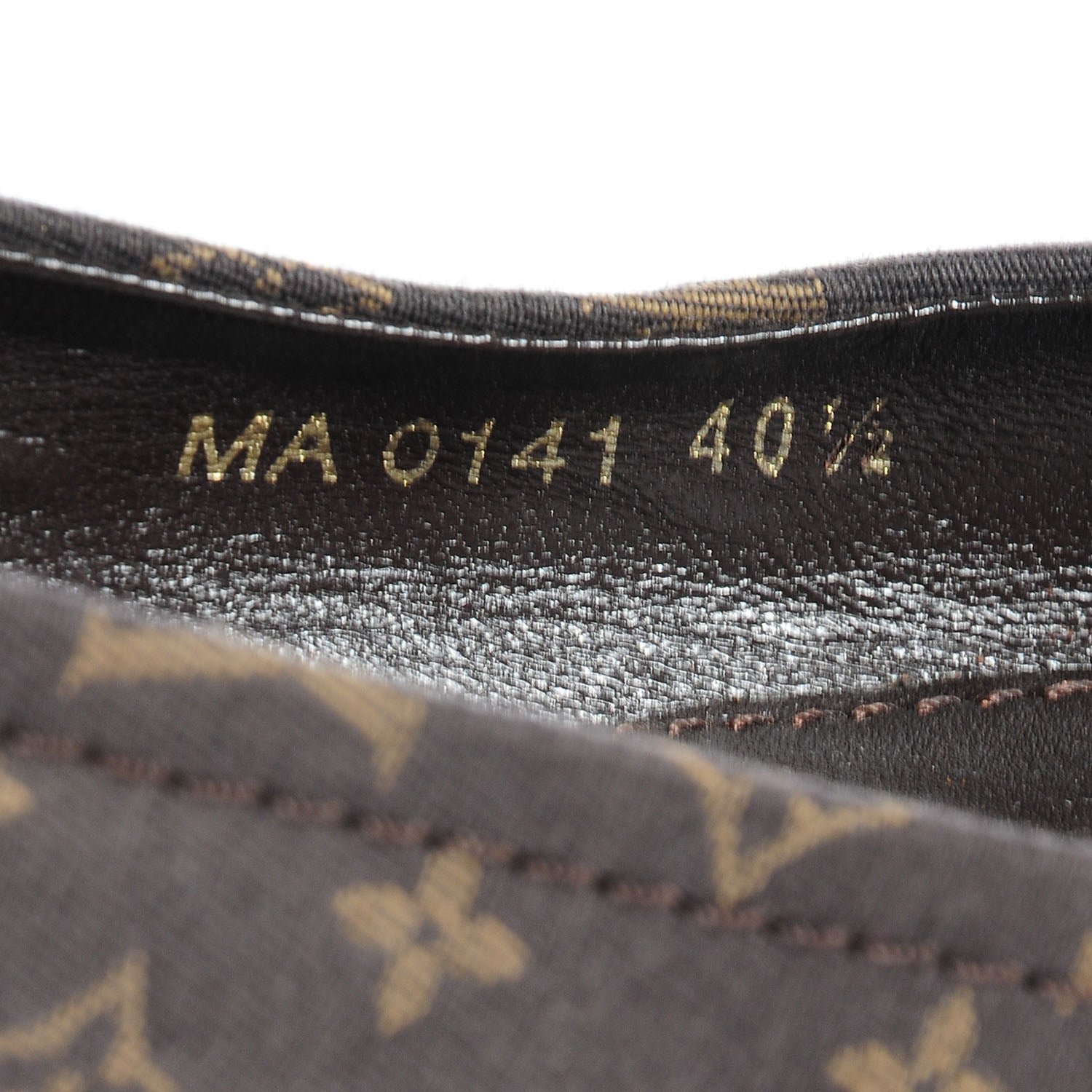 Louis Vuitton Monogram Canvas Idylle Debbie Ballerina Flats 40.5 Fusain 8 of 9