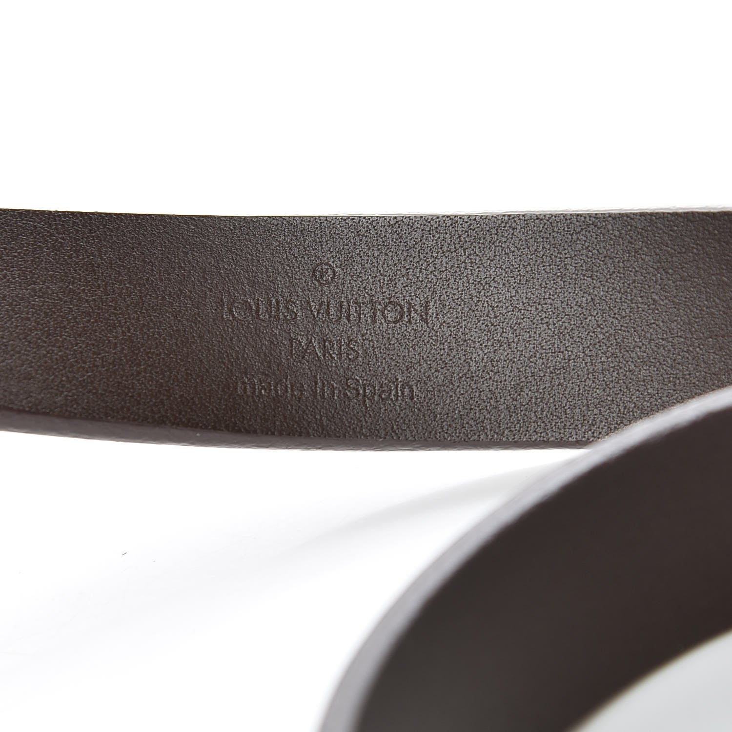 Louis Vuitton Metallic Calfskin Embossed 20MM LV Initiales Belt 80 32 Gold 4 of 12