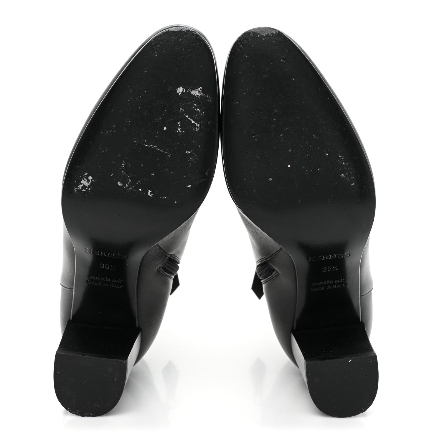 Hermes Calfskin Saint Germain Ankle Boots 36.5 Black 5 of 11