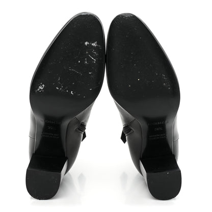 Hermes Calfskin Saint Germain Ankle Boots 36.5 Black 5 of 11