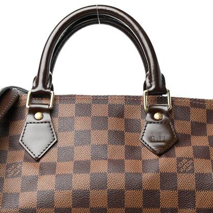 Louis Vuitton Damier Ebene Speedy Bandouliere 30 9 of 9