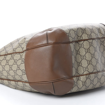 Gucci GG Supreme Monogram Margaux Calfskin Medium Nice Hobo Beige Ebony Acero 7 of 8