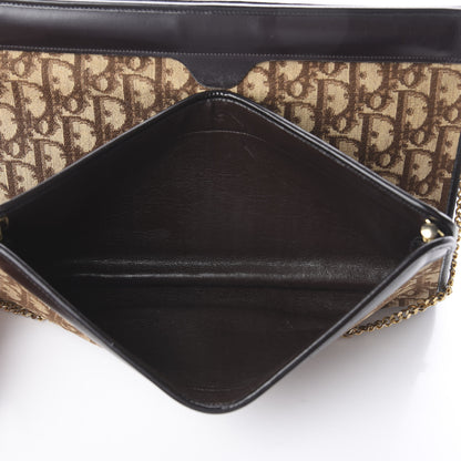 Christian Dior Monogram Chain Clutch Brown 5 of 8