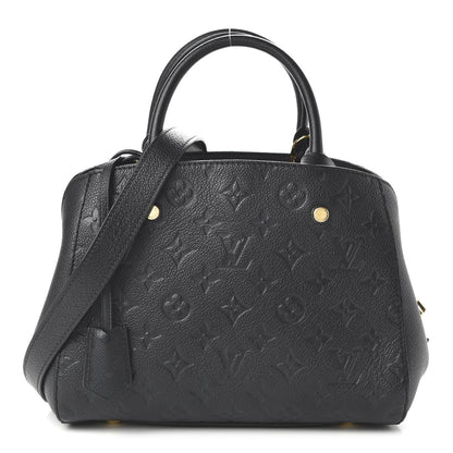 Louis Vuitton Empreinte Montaigne BB Black 1 of 9