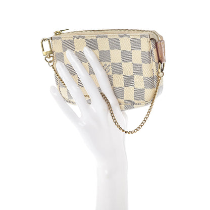 Louis Vuitton Damier Azur Mini Pochette Accessories 2 of 9