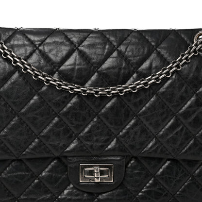 Chanel Aged Calfskin Quilted 2.55 Reissue 226 Flap Black 8 of 10