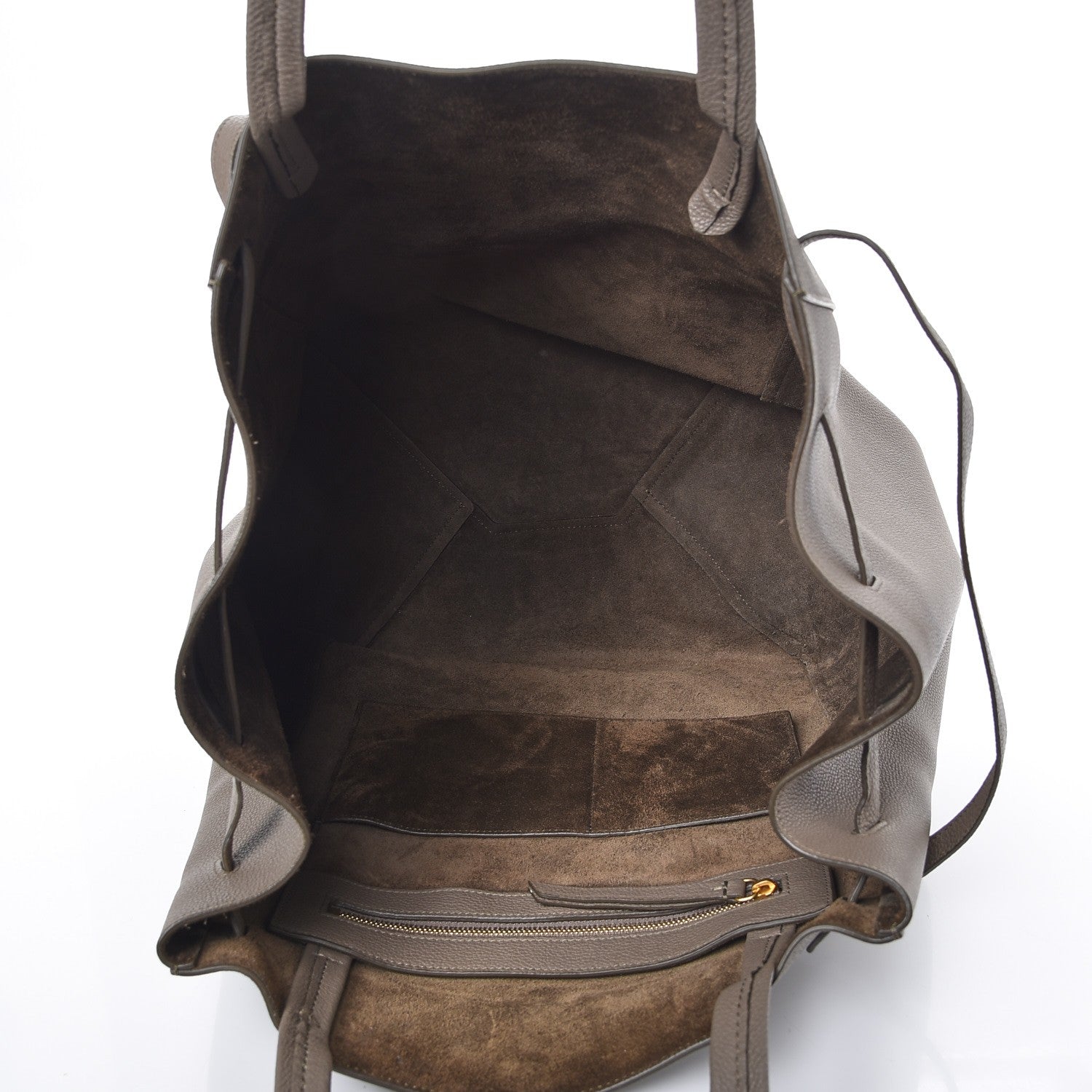 Celine Soft Grained Calfskin Medium Cabas Phantom Taupe 5 of 14