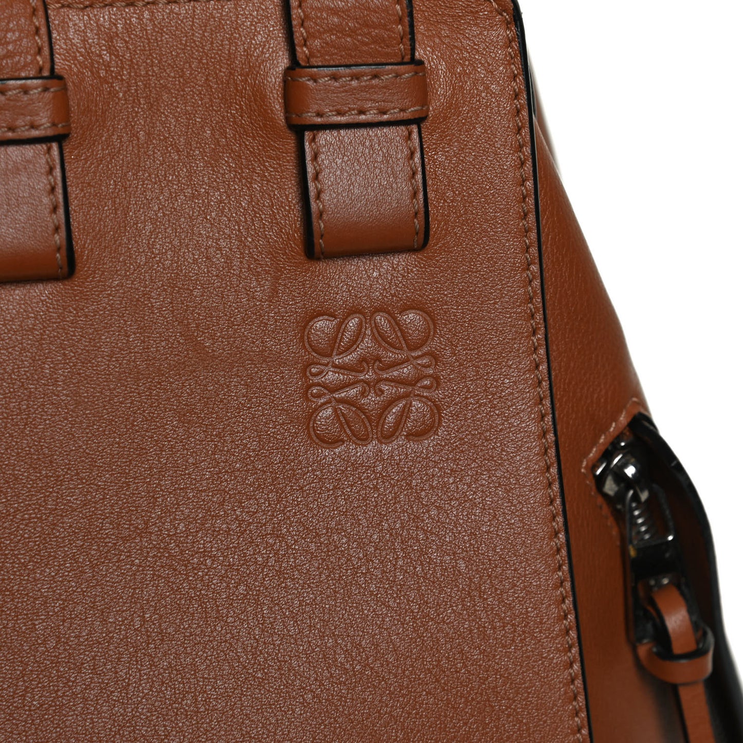Calfskin Small Hammock Shoulder Bag Tan