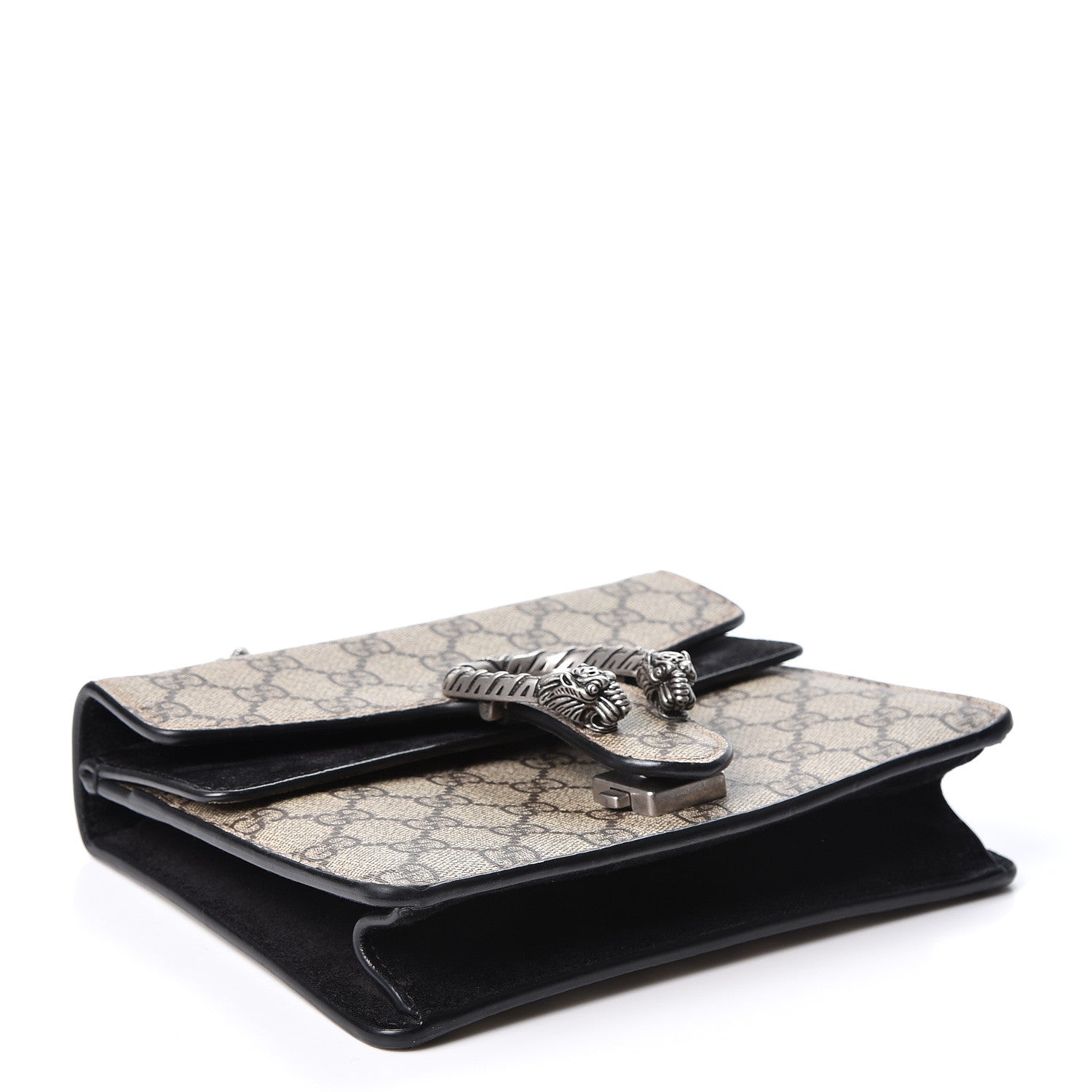 Gucci GG Supreme Monogram Mini Dionysus Shoulder Bag Black 3 of 9