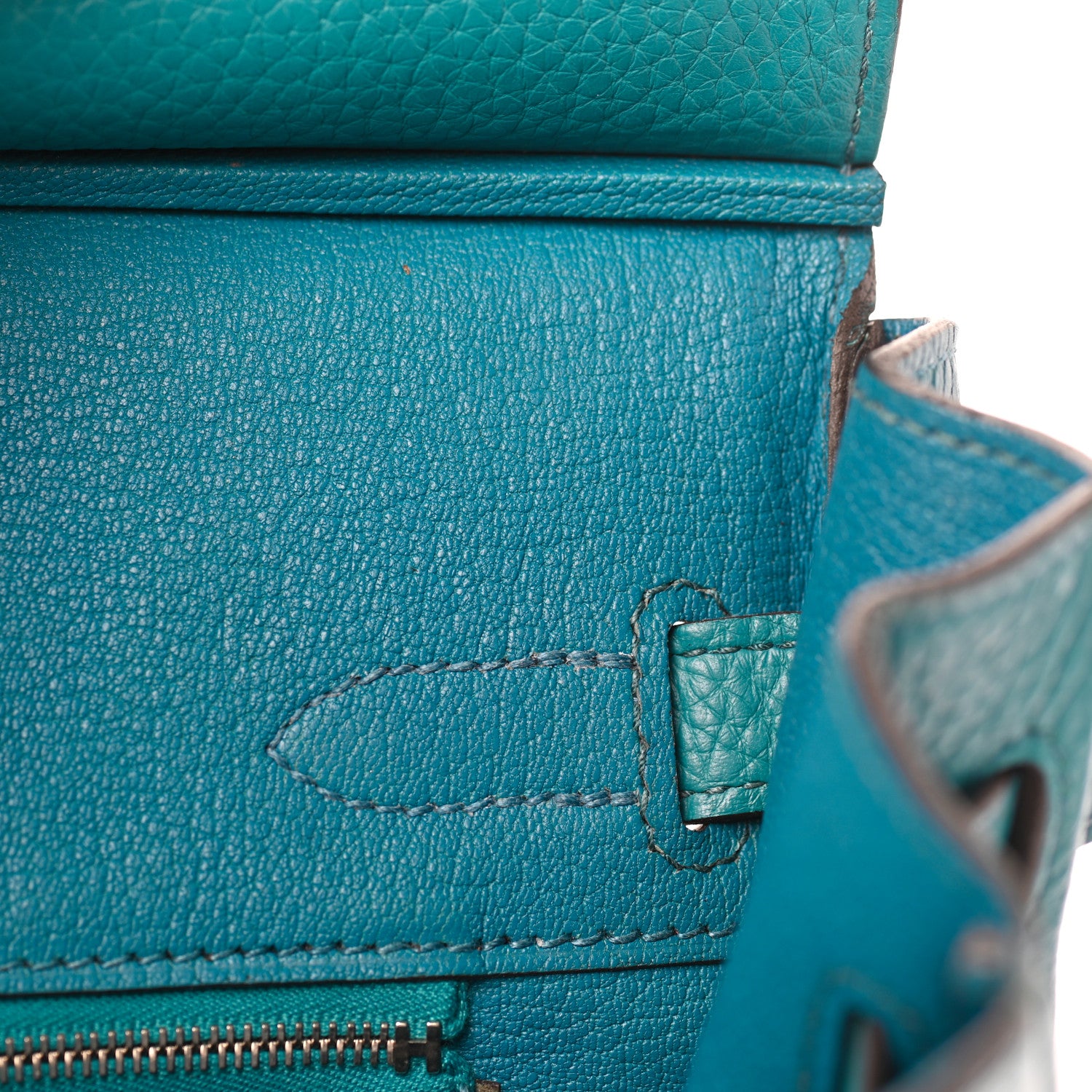 Hermes Taurillon Clemence Birkin 30 Bleu Izmir 21 of 36