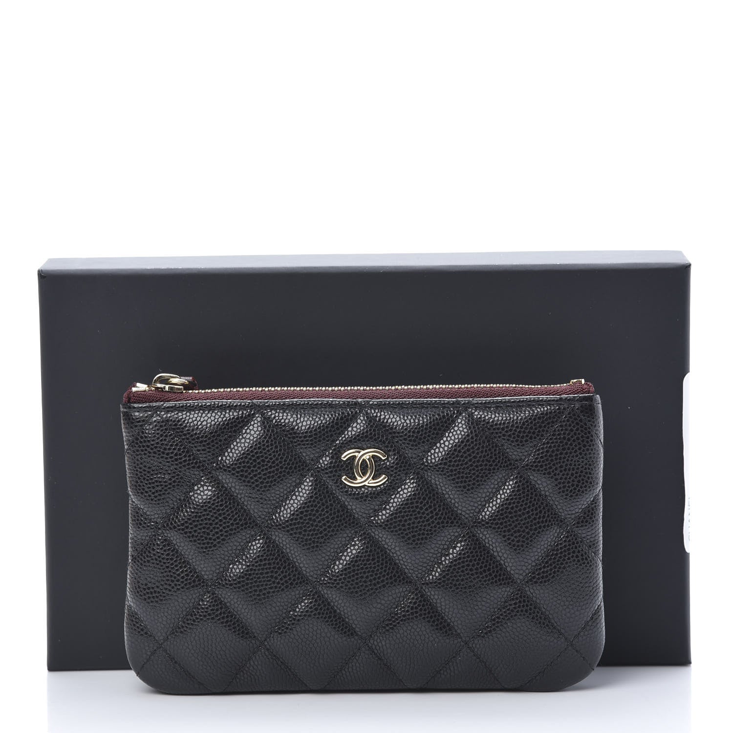 Chanel Caviar Quilted Small Cosmetic Case Black 8 of 8
