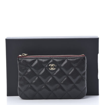 Chanel Caviar Quilted Small Cosmetic Case Black 8 of 8