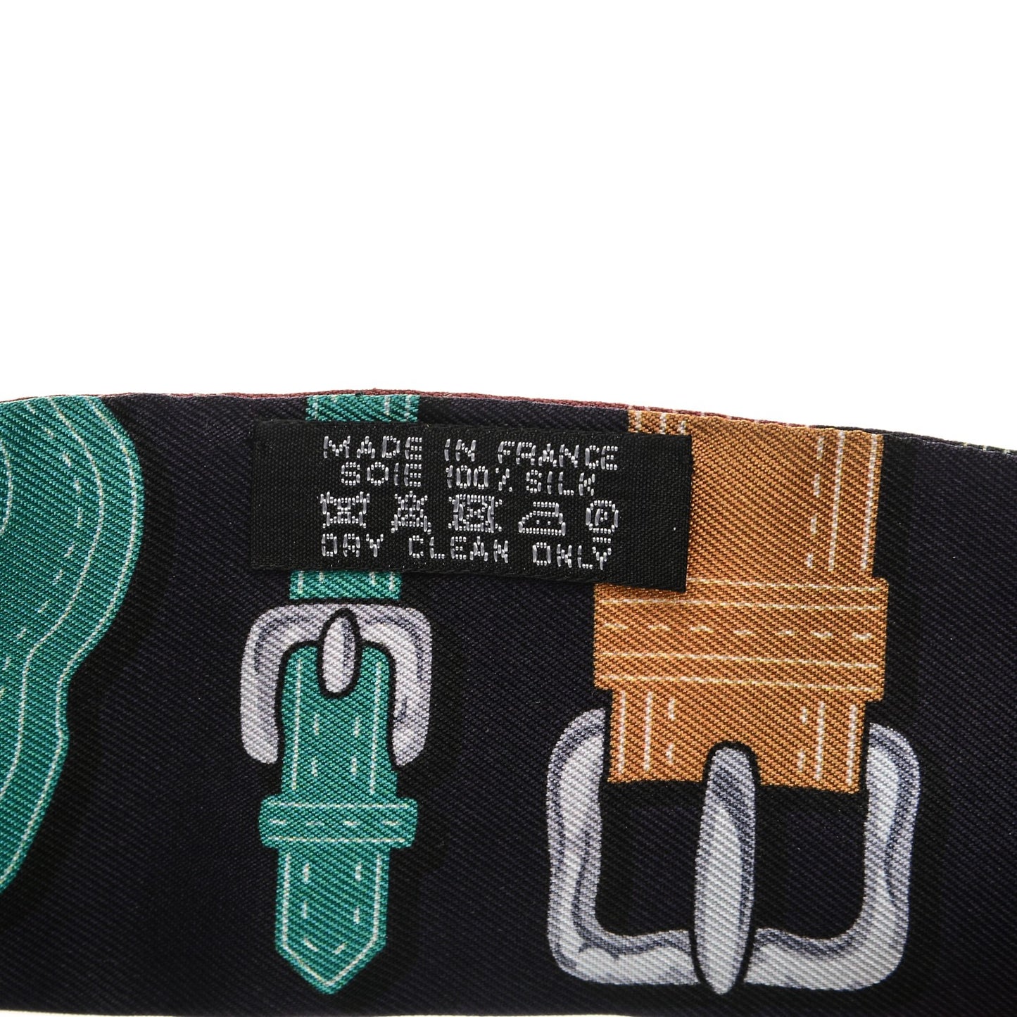 Silk Harnais Des Presidents Twilly Aubergine Vert Miel
