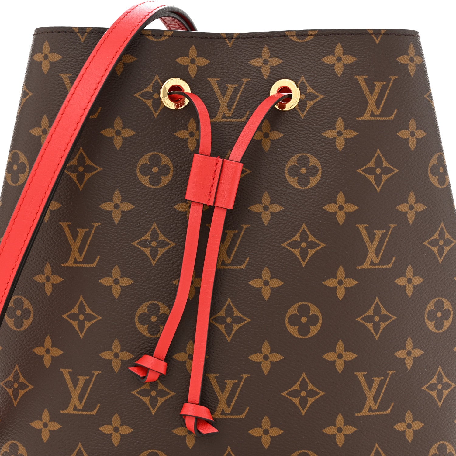 Louis Vuitton Monogram Neonoe MM Coquelicot 7 of 9