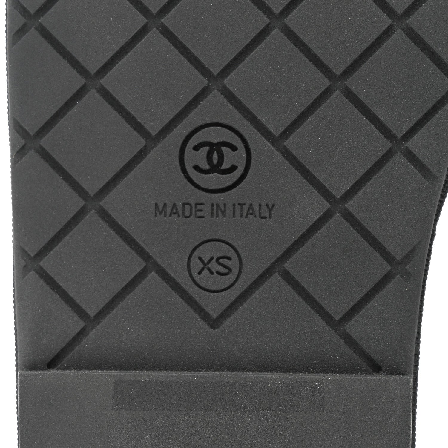 Chanel Lambskin CC Flat Mules XS Black 8 of 8