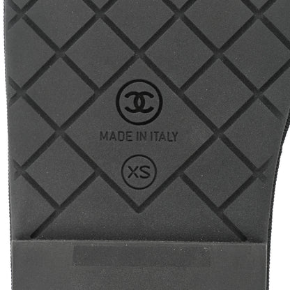 Chanel Lambskin CC Flat Mules XS Black 8 of 8