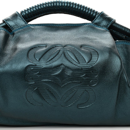 Loewe Metallic Nappa Aire Shoulder Bag Blue 8 of 12