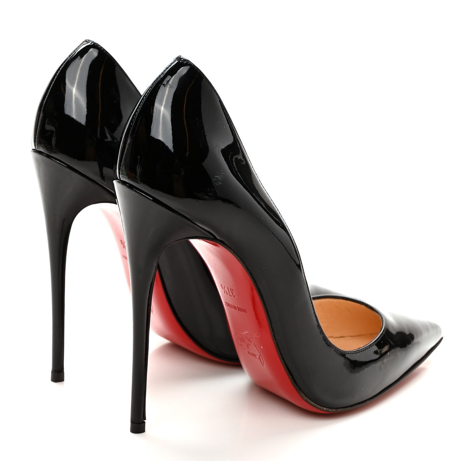 Christian Louboutin Patent So Kate 120 Pumps 37.5 Black 4 of 7