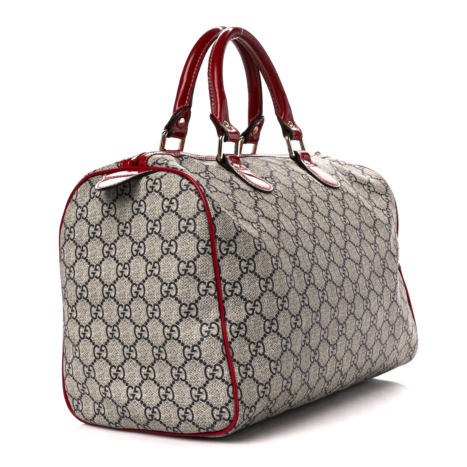 Gucci GG Plus Monogram Tattoo Heart Medium Joy Boston Red 3 of 11
