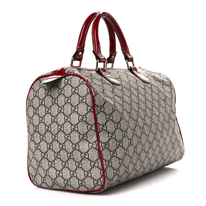 Gucci GG Plus Monogram Tattoo Heart Medium Joy Boston Red 3 of 11
