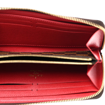 Louis Vuitton LOUIS VUITTON Damier Ebene Clemence Wallet Cherry 5 of 7