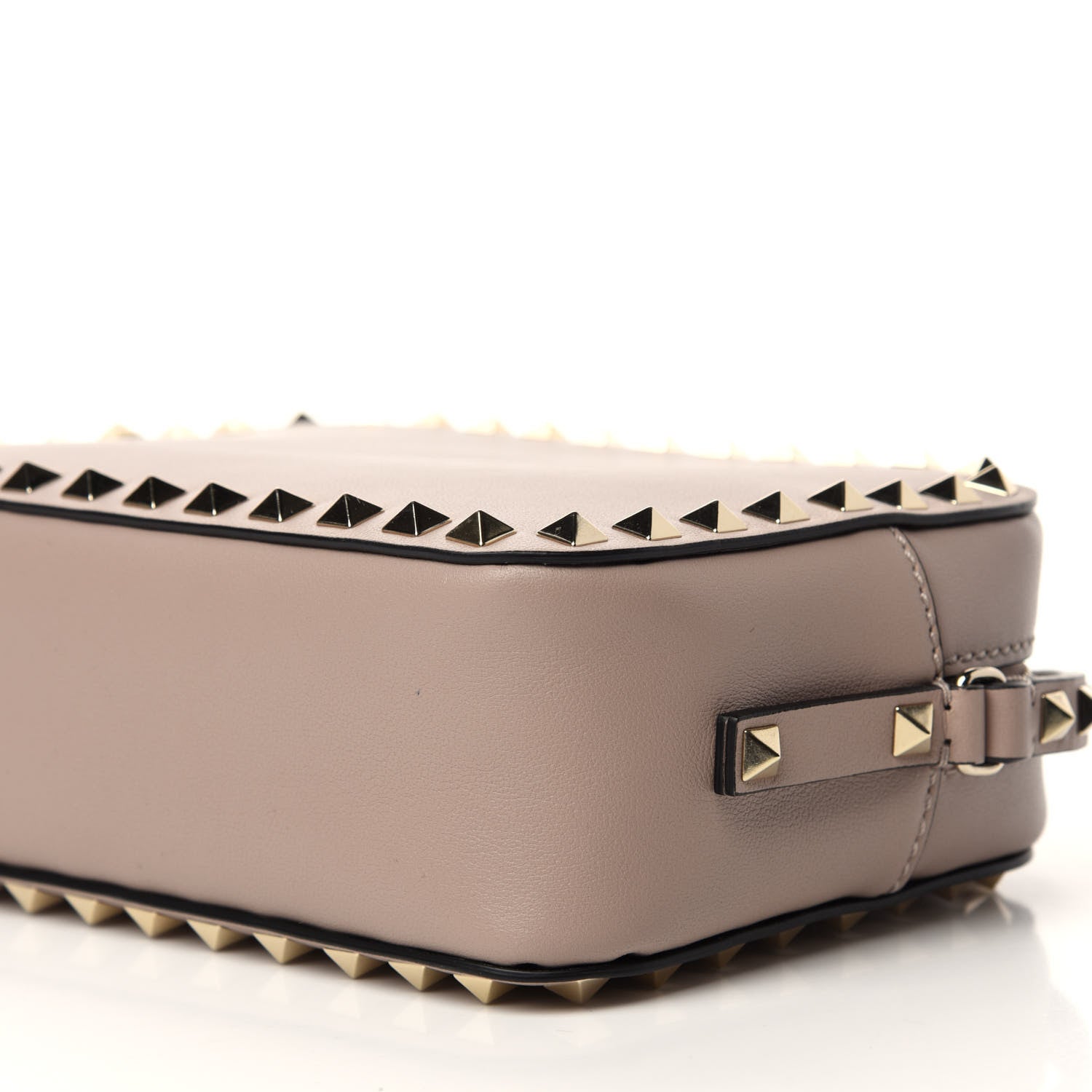 Valentino Garavani Calfskin Rockstud Camera Crossbody Bag Poudre 7 of 9