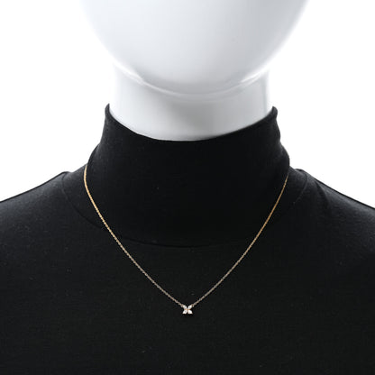 Tiffany 18K Rose Gold Diamond Mini Victoria Necklace 2 of 5
