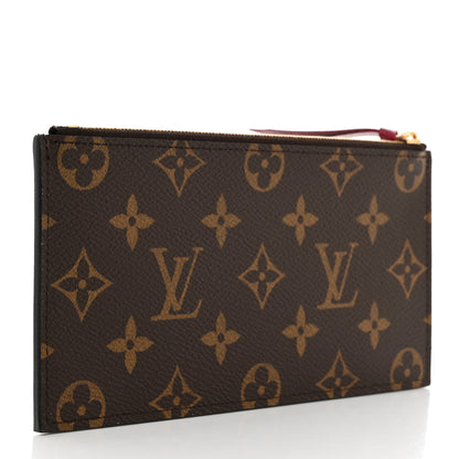 Louis Vuitton Monogram Felicie Chain Wallet Zippered Insert Fuchsia 3 of 6