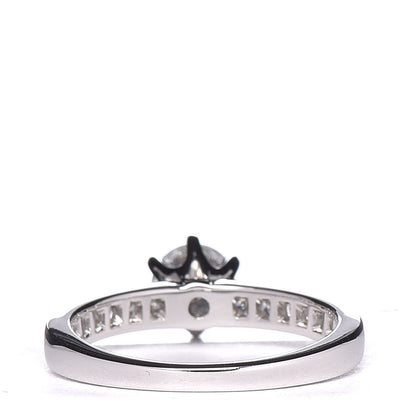 Tiffany Platinum Diamond .47ct Engagement Ring 48 4.5 4 of 5
