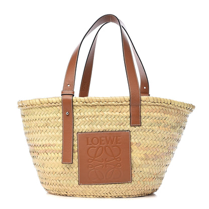 Loewe Raffia Basket Tote Bag Natural Tan 1 of 11