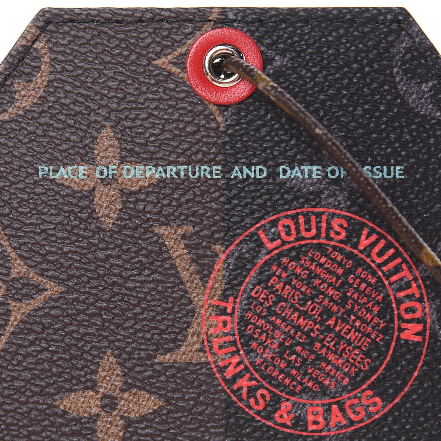 Louis Vuitton Monogram Shanghai Name Tag 3 of 4