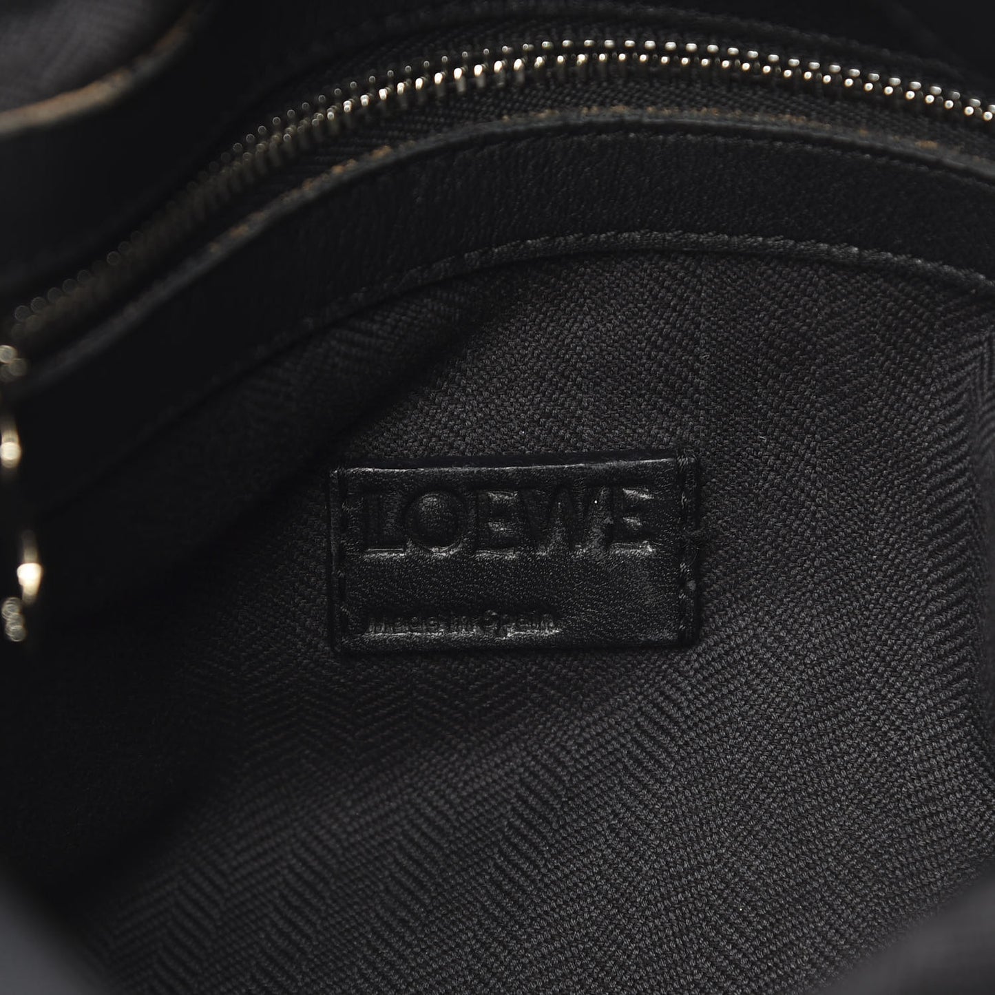 Calfskin Flamenco Knot Bag Black