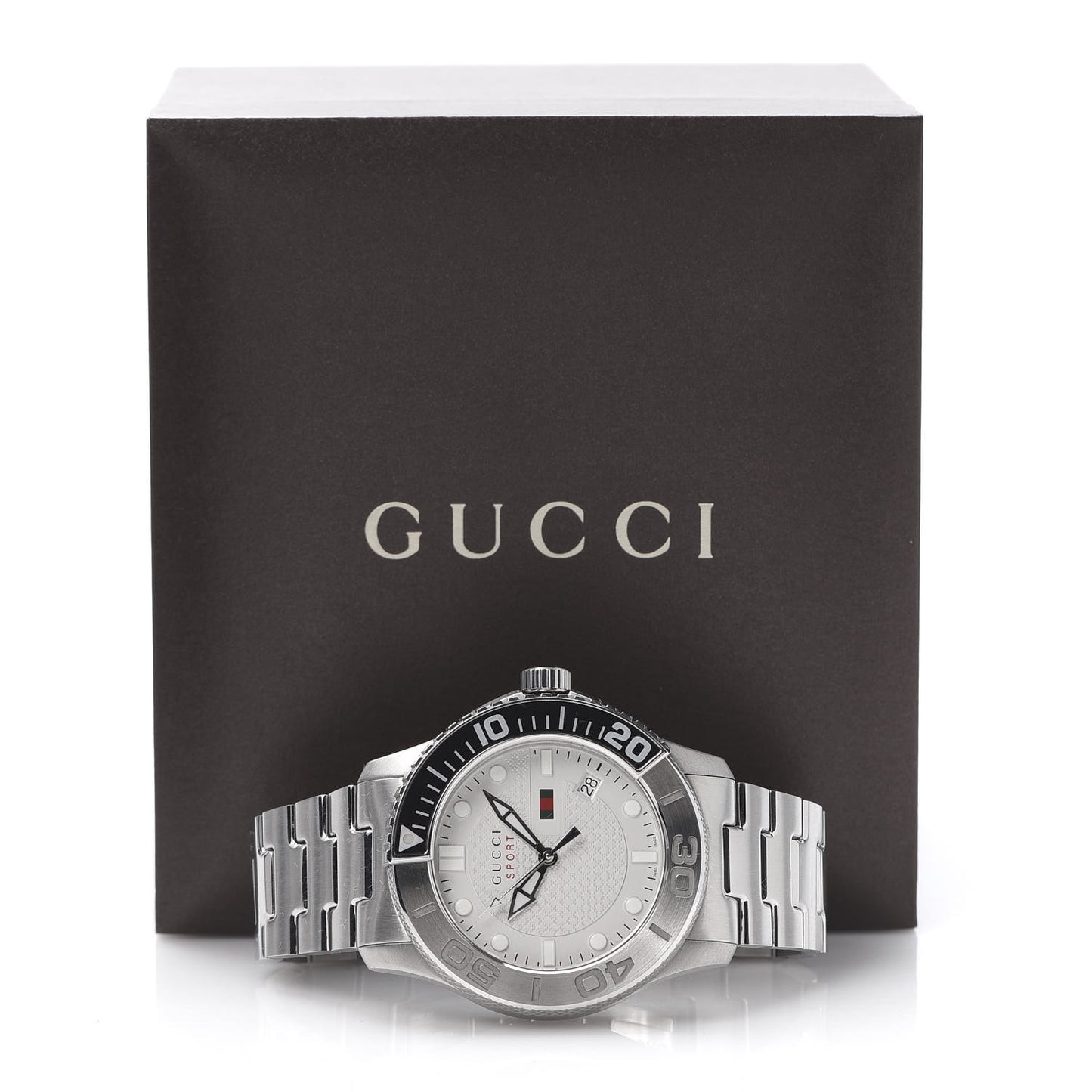 Stainless Steel 44mm G-Timeless Sport Quartz Watch White
