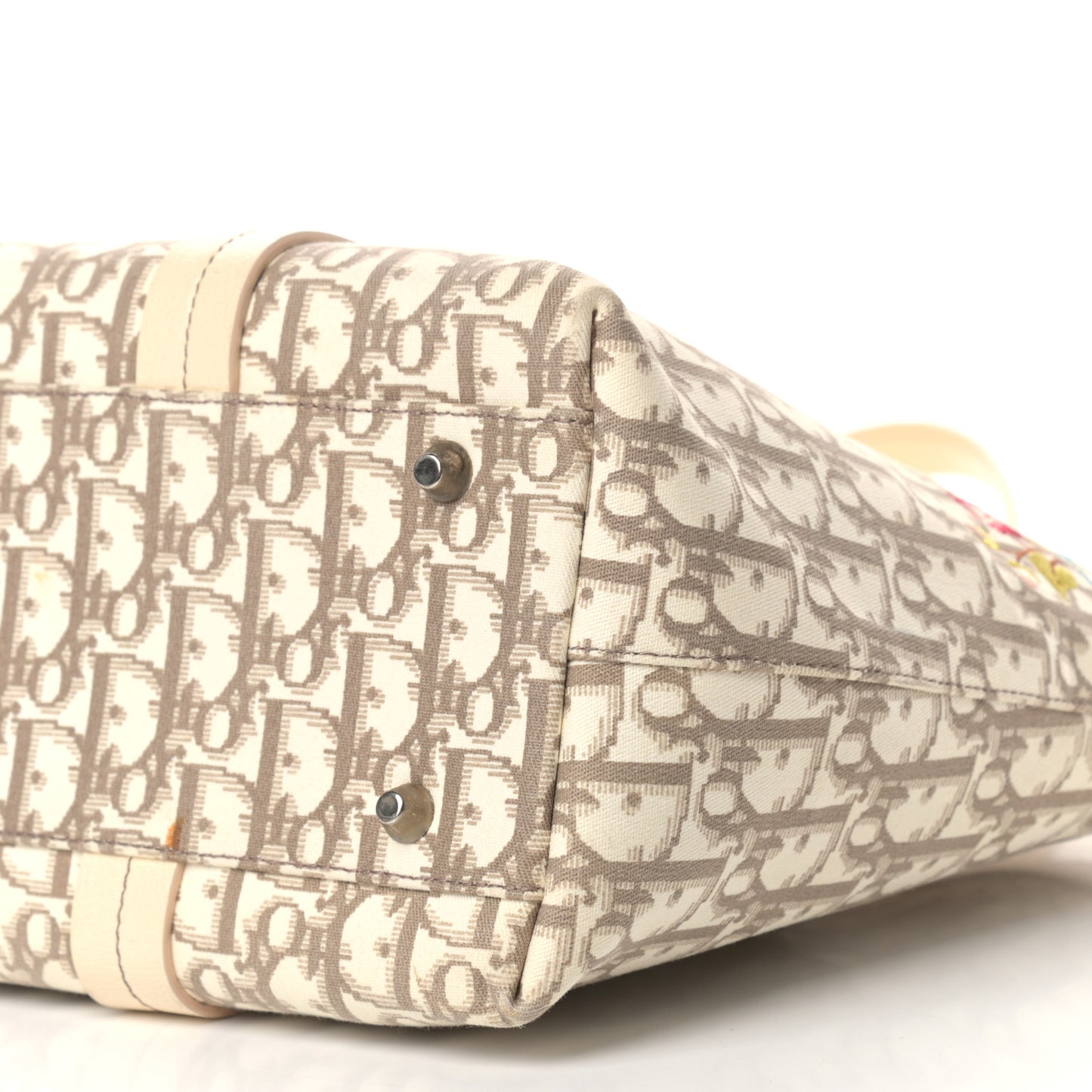 Monogram Vintage Flowers Dome Bag Beige