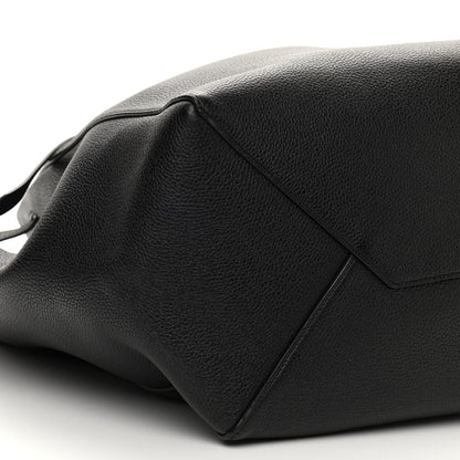 Celine Soft Grained Calfskin Small Belt Cabas Phantom Black 8 of 9