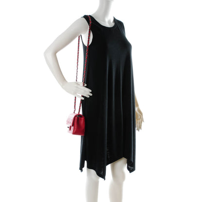 Chanel Lambskin Quilted Mini Rectangular Flap Red 2 of 8