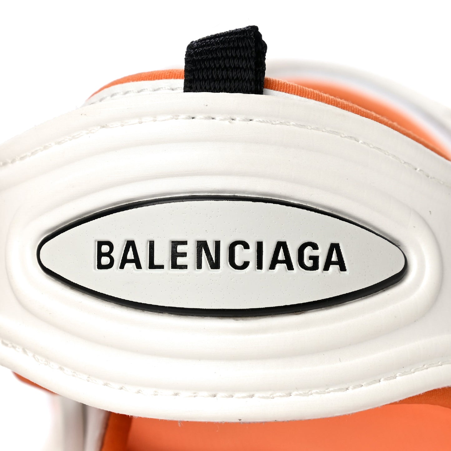 Neoprene Rubber Mens Track Sandals 45 White Orange