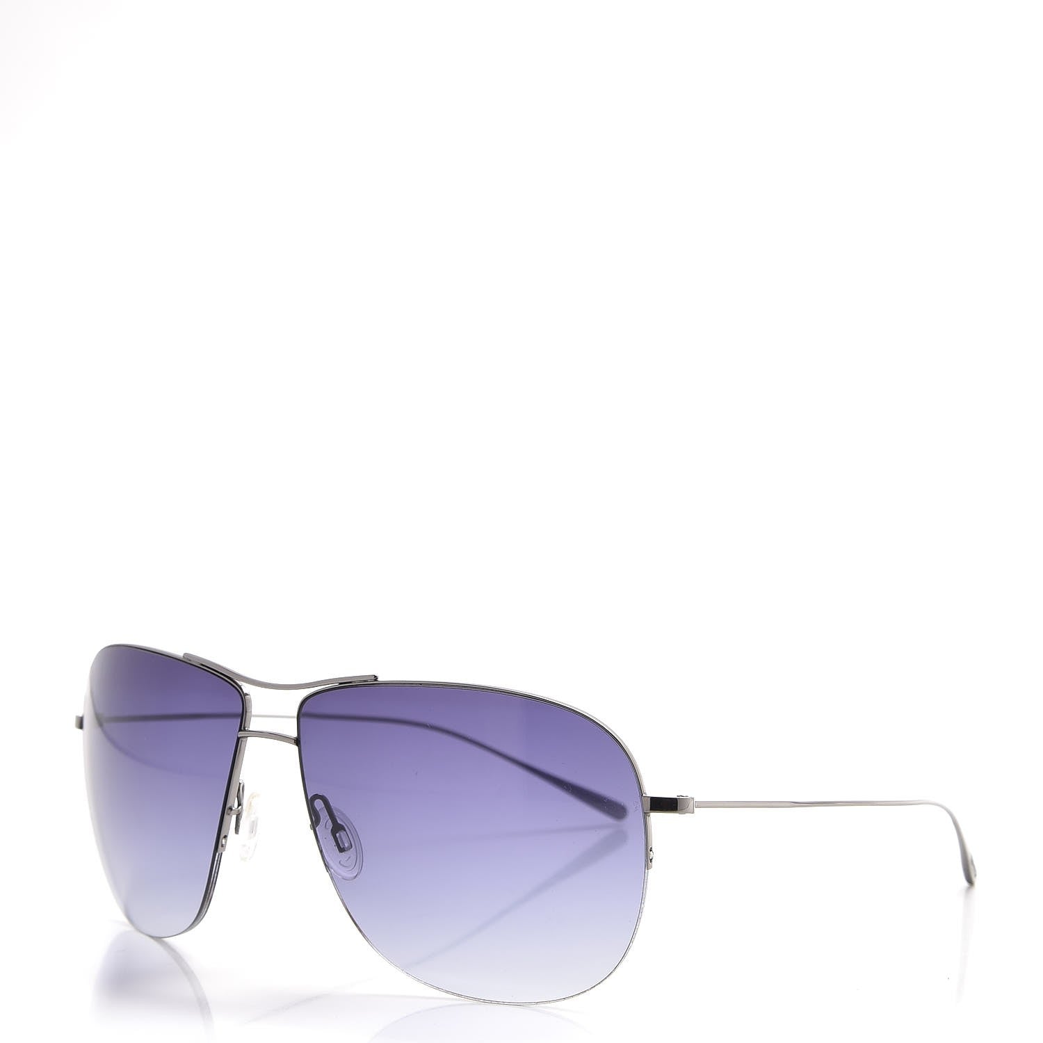 Oliver Peoples Welles Aviator Sunglasses Blue 1 of 7